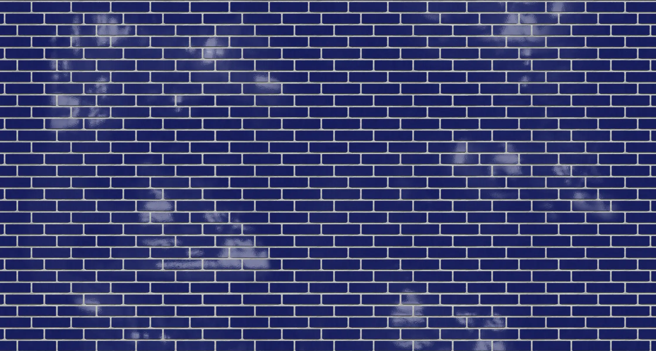 Blue Smooth Glazed King