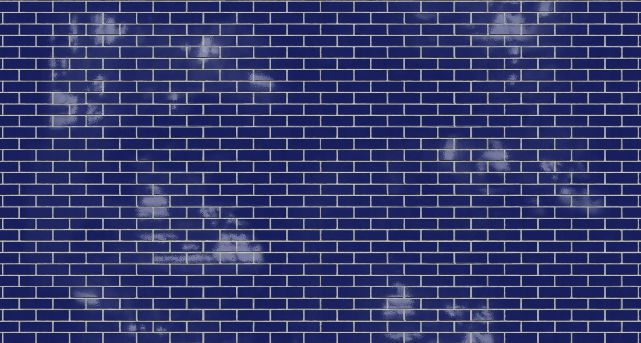 Blue Smooth Glazed Modular